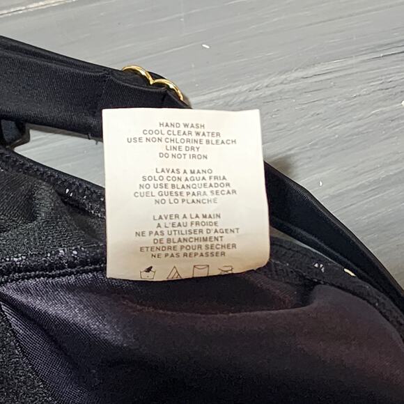 Dreamsuit Swimsuit by Miracle Brands Black and White One Piece Size 16W - Picture 8 of 10